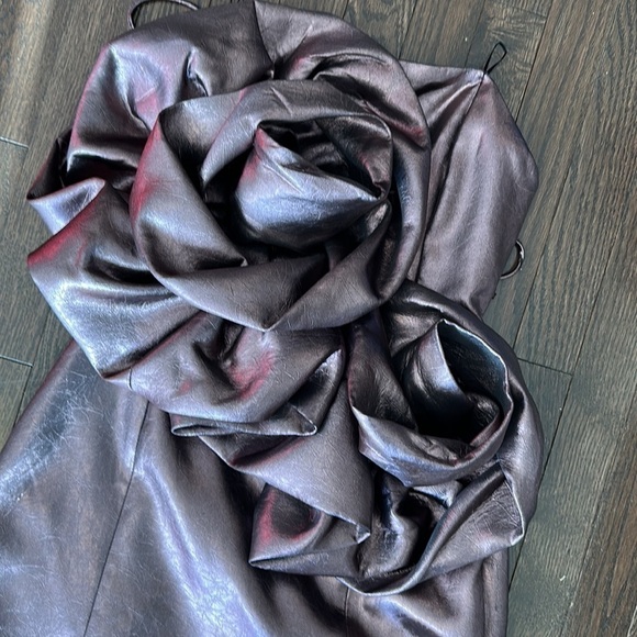 NEW Zara Voluminous Flower Strapless Lace Up Back Mini Dress 7699/308 - Picture 16 of 16